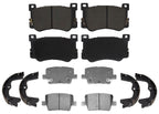 Front and Rear Disc Brake Pads Parking-Emergency Shoes for Genesis G90 2021 2022
