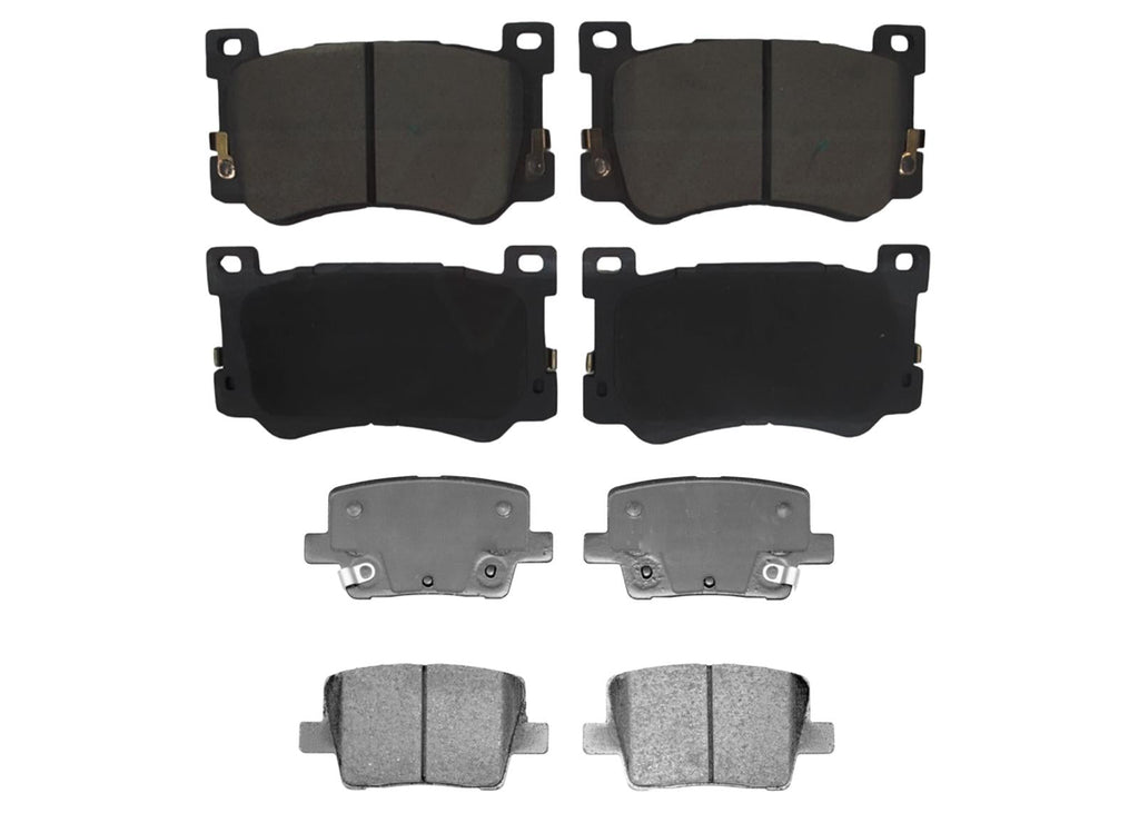 Front and Rear Disc Brake Pads Parking-Emergency Shoes for Genesis G90 2021 2022