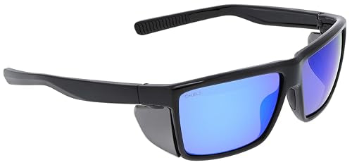 MCR Safety Swagger SR2_Parent Swagger Glasses - color: Black Frame (Blue Diamond Mirror Lens)