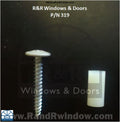 319 - Nylon Spacer and Screw Kit for compression tilt jamb liners