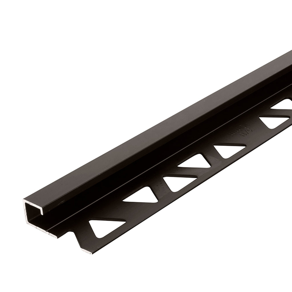 3/8 in. x 96 in. Aluminum Bullnose-Square