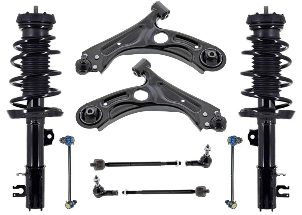 Coil Spring Struts and Control Arms & BJ Tie Rods for Chevrolet Sonic RS Rally