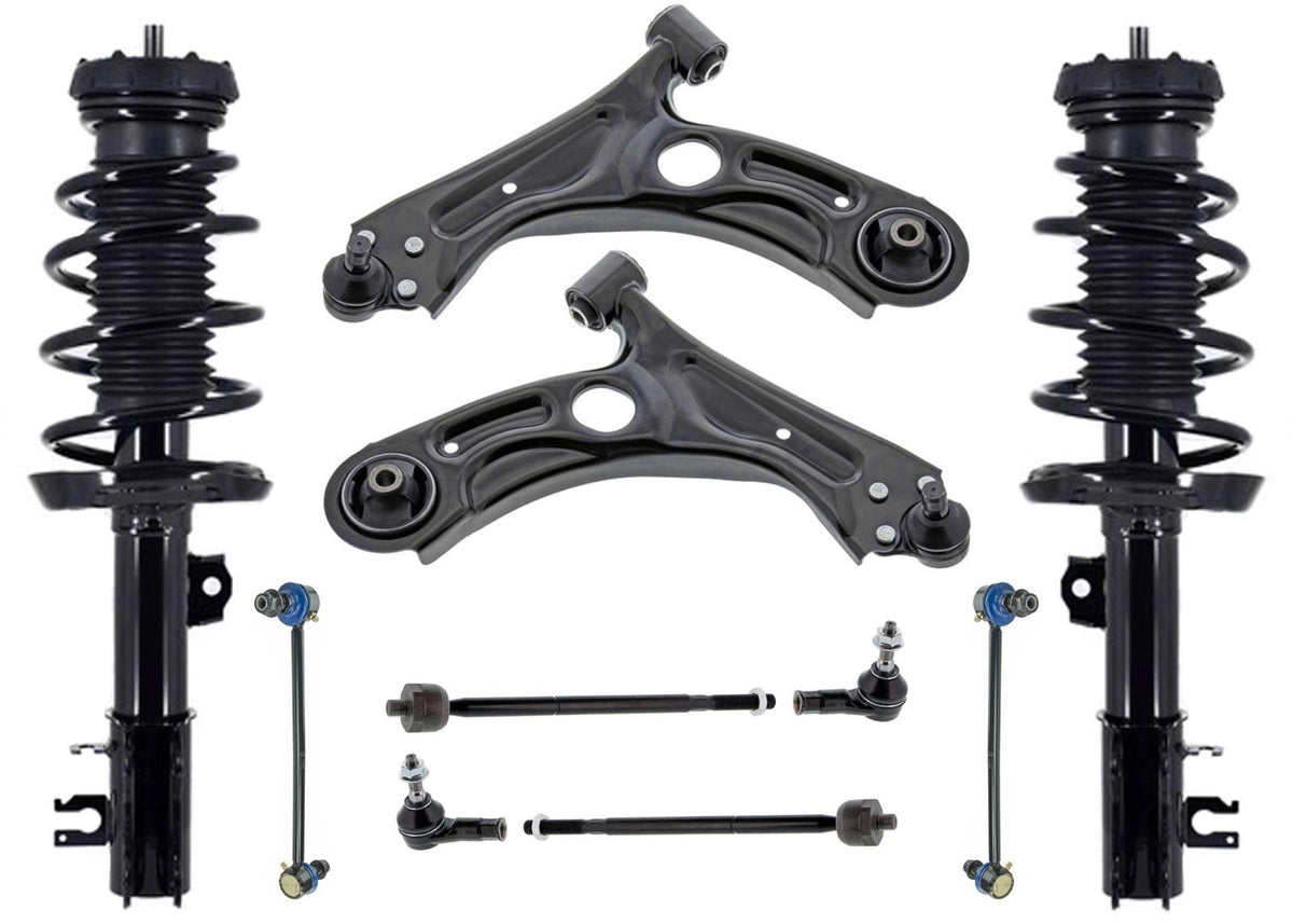 Coil Spring Struts and Control Arms & BJ Tie Rods for Chevrolet Sonic RS Rally
