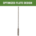 7/32" x 8" SDS Plus Hammer Drill Bits Masonry Drill Bits Carbide Tipped for Concrete, Brick, Block, Stone, 2 Pack