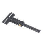 Fine Tuning T Shaped Woodworking Ruler, Aluminum Alloy Marking Gauge Scribing Tool for Precision Woodworking
