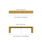 10 Pack 3.75 Inch Brushed Antique Brass Cabinet Pulls, Kitchen Hardware - color: Brushed Antique Brass, size: 3.75"/96MM Hole Center, style: 10 Pack
