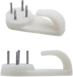 60PCS Concrete Wall Hooks，Picture Hanging， Powerful Hardwall Drywall Hooks Non-Trace Hanging for Picture Photo Frame Clock (S) - size: Small