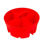 Bucket Boss - Super Stacker Small Parts Organizer, Bucket Organization (15054), Red - size: (Pack of 1)