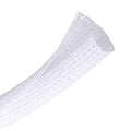 Cable Management Sleeve, Split Design, 10FT - 1 Inch, White - color: White, size: 1"-10ft