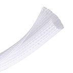 Cable Management Sleeve, Split Design, 25FT - 1 Inch, White - color: White, size: 1"-25ft