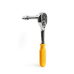DEKOPRO 228 Piece Socket Wrench Auto Repair Tool Combination Package Mixed Tool Set Hand Tool Kit with Plastic Toolbox Storage Case - color: Yellow
