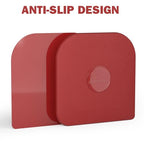 Pan Scraper, 10 Pcs Pot & Dish Scraper Plastic, Sturdy Scraper Kitchen Tool, Red - color: Red, size: 10 Pcs