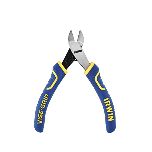 IRWIN VISE-GRIP Pliers with Spring, Flush Cut, Diagonal, 4-1/2-inch (2078925)