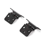 Ravinte Matte Black Cabinet Hinges, 1/2 Inch Overlay, 60 Pack (30 Pairs) - color: Black