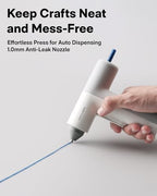 HOTO Easyflow Hot Glue Gun, Auto Dispensing Glue Gun (40 Glue Sticks) - style: Easyflow hot glue gun