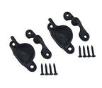 QCAA Forged Brass Sash Lock in Solid Brass, CTC 2", Matte Black, 2 Pack - color: Matte Black, size: 2 Pack