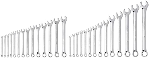 GEARWRENCH 28 Piece Combination Wrench Set, 6 Point, SAE & Metric, 81923 (Pack of 2) - size: SAE/Metric (Pack of 2)