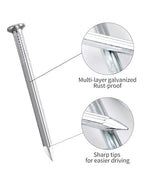 Concrete Nails Masonry Nails for Hanging Pictures Assortment Kit - size: Assorted Sizes (3/4 to 2 Inch)
