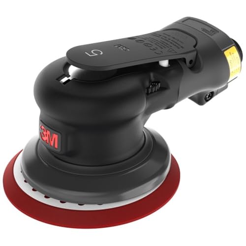 3M Pneumatic Random Orbital Sander, 88949, 6 in, Non-Vacuum, 3/32 in Orbit - size: 6 in, 3/32 in Orbit, style: Non-Vacuum
