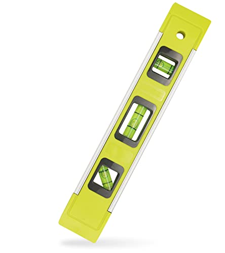 Level & Tool Magnetic Aluminum Reinforced Torpedo Level, 9 inches, Green, 1PCS