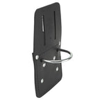 Klein Tools 5456 Leather Hammer Holder with Slotted Connection and Metal Ring - color: Black, size: Pack of 1
