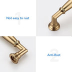 HOME EDIT Champagne Bronze Cabinet Handles 3-1/2 Inch Pulls 10 Pack - color: Champagne Bronze, size: 3-1/2 inches Hole Center