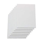 8-Pack Furniture Felt Pads 1/5" Thick Self-Stick Heavy Duty Sheets Wood Floor Protector(White) - color: White