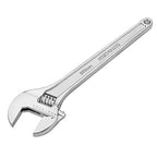 MAXPOWER 15" Adjustable Wrench, 1-3/4" Jaw Opening, Tapered Handle - size: 15"