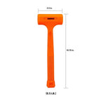 NEIKO 02842A Dead Blow Hammer, 0.5 Pounds, Neon Orange Deadblow Hammers, Mallet, Spark and Rebound Resistant, Unibody Molded, Soft Blow Rubber, Checkered Grip, Steel Shot and Core - size: 0.5 Pound, style: Dead Blow