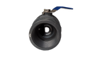 PP 1/2" BSPF Stopcock with Stainless Steel Ball Valve and Handle