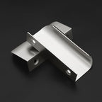 Ravinte Silver Finger Edge Pulls Drawer Edge Pulls 80mm/3.15 inch 6 Pack - size: 2-1/2" Hole Center,3.15" Overall Length