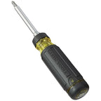 Klein Tools 32305 Multi-bit Ratcheting Screwdriver, 15-in-1 Tool with Phillips, Slotted, Square, Torx and Combo Bits and 1/4-Inch Nut Driver - size: 15-in-1, Standard