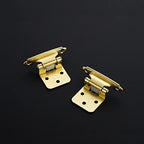 Ravinte Gold Cabinet Hinges, 1/2 Inch Overlay, 60 Pack (30 Pairs) - color: Gold