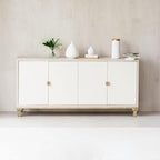 4Pcs 6in Unfinished Solid Wood Furniture Legs Carved European Style - color: B