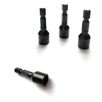 1/4"-20 5/16"-18 3/8"-16 3Pcs Hanger Bolt Driver Double Headed Wood Screws Fully All Threaded Rod Threaded Insert Hexagon Head Drill Driver Bits - size: Driver 1/4"+5/16"+3/8"