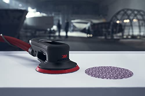 3M Xtract Pneumatic Random Orbital Sander, 88941, 5 in, Central Vacuum - size: 5 in, 3/32 in Orbit, style: Central Vacuum