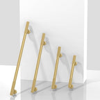 10 Pack Brushed Gold Cabinet Pulls 4 Inch(102mm) Kitchen Cabinet Handles Solid Zinc Alloy Cabinet Hardware Drawer Pulls - color: Brushed Gold, size: 4" Hole Center