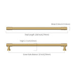 Asidrama Champagne Bronze Kitchen Cabinet Pulls,10 Inch,10 Pack - color: Champagne Bronze, size: 10" Hole Center