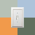 AmerTac 4040TTTDW Wall Plate, white - color: Distressed White, size: 3 Toggle