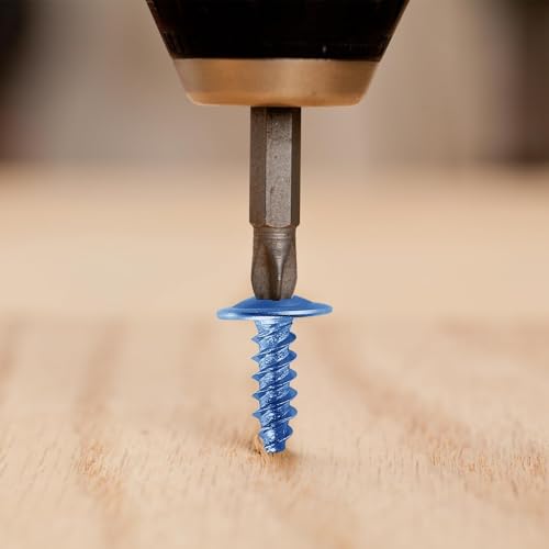 Wensilon（700 pcs）#4×1/2" Phillips Truss Head Wood Screws Galvanizing Quick Metal Self Tapping. - color: Silver, size: #4×1/2"