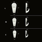 60PCS Concrete Wall Hooks，Picture Hanging， Powerful Hardwall Drywall Hooks Non-Trace Hanging for Picture Photo Frame Clock (S) - size: Small