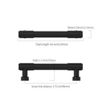 Asidrama Matte Black Kitchen Cabinet Pulls,3.75 Inch,10 Pack - color: Matte Black, size: 3.75" Hole Center