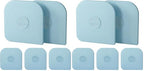 Pan Scraper, 5 Pcs Pot & Dish Scraper Plastic, Sturdy Scraper Kitchen Tool, Aqua (Pack of 2) - color: Aqua, size: 5 Pcs (Pack of 2)