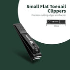 German Nail Clippers for Men VANWIN Nail Clipper Set 4-Pack Ultra Sharp, Matte Stainless Steel Fingernail & Toenail Clippers with Glass Nail File, Nail Cutter Stocking Stuffers for Men Women Black - size: 4-Pack