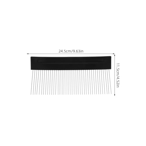 SEWACC Stainless Steel Scarifier - Texture Graining Comb Tool - DIY Wall Paint Scraper for Textured Patterns Plaster Art and Home Decoration Easy to Use