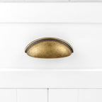 3 Inch Antique Brass Drawer Pulls Cabinet Cup Pulls 10 Pack 1886 - color: Antique Brass