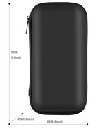 iMangoo Travel Essential Electronics Organizer Charger Case Carrying Pouch - color: Black, size: Small