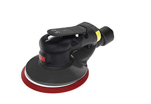 3M Xtract Pneumatic Random Orbital Sander, 88957, 6 in - size: 6 in, 3/32 in Orbit, style: Self-Generated Vacuum