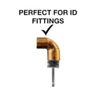 WICKED Professional ID Copper Tube Pipe Cleaner Replacement Brushes (1” (6-Pack)) - style: 1” (6-Pack)