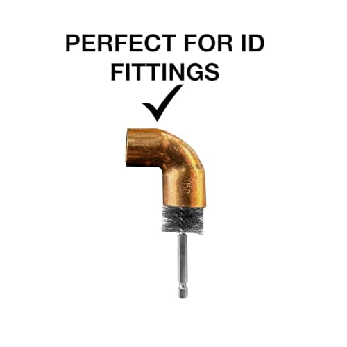 WICKED Professional ID Copper Tube Pipe Cleaner Replacement Brushes (1/2” (6-Pack)) - style: 1/2” (6-Pack)